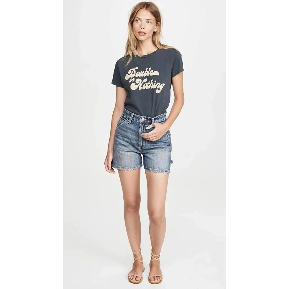 Lee Vintage Modern High Rise Denim Shorts Women 25 Blue NWT